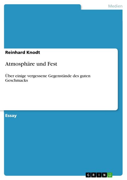 Produktbild: Atmosph&auml;re und Fest