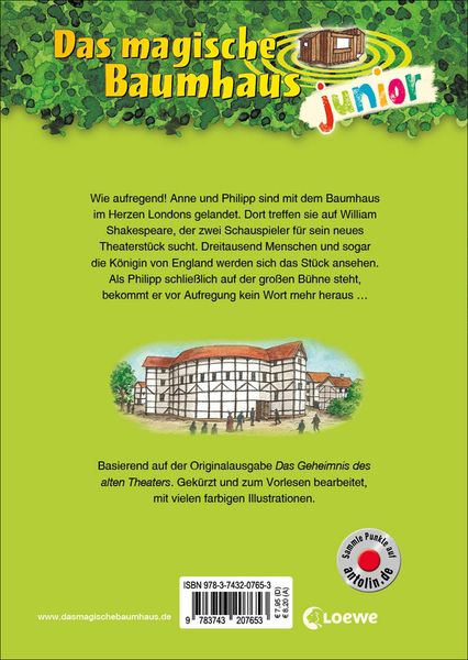 Produktbild: Das magische Baumhaus junior (Band 23) - Lampenfieber vor dem gro&szlig;en Auftritt