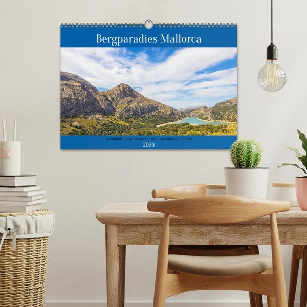 Produktbild: Bergparadies Mallorca (Wandkalender 2026 DIN A3 quer), CALVENDO Monatskalender