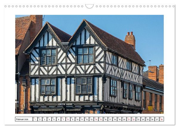 Produktbild: Stratford upon Avon - Shakespeare-Stadt (Wandkalender 2026 DIN A3 quer), CALVENDO Monatskalender