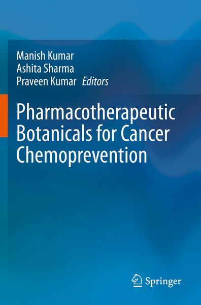 Produktbild: Pharmacotherapeutic Botanicals for Cancer Chemoprevention