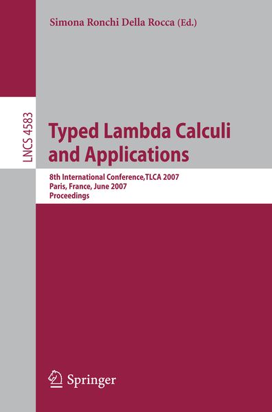 Produktbild: Typed Lambda Calculi and Applications