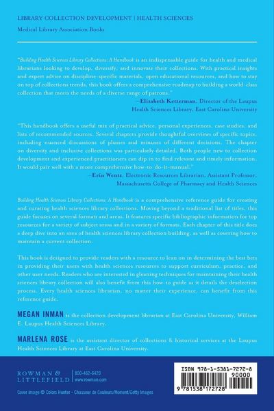 Produktbild: Building Health Sciences Library Collections