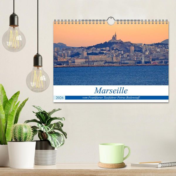 Produktbild: Marseille vom Frankfurter Taxifahrer Petrus Bodenstaff (Wandkalender 2026 DIN A4 quer), CALVENDO Monatskalender