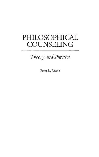 Produktbild: Philosophical Counseling