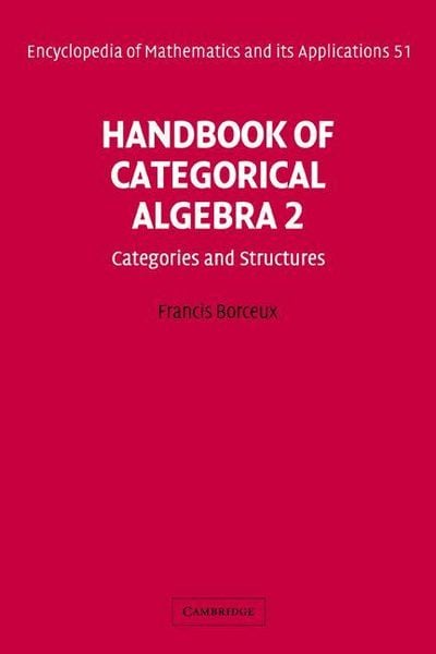 Produktbild: Handbook of Categorical Algebra