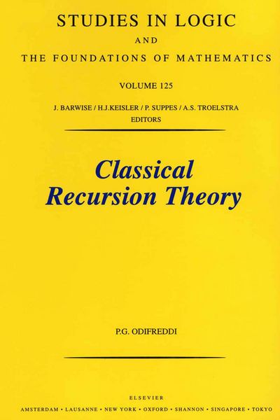 Produktbild: Classical Recursion Theory