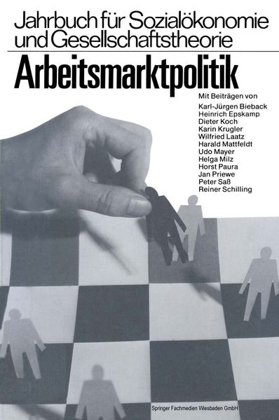 Produktbild: Arbeitsmarktpolitik