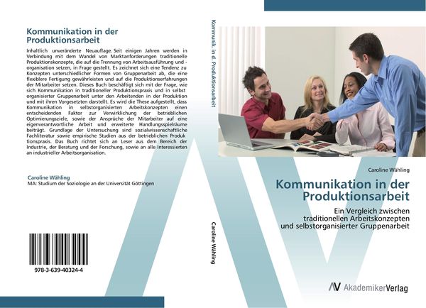 Produktbild: Kommunikation in der Produktionsarbeit