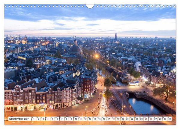Produktbild: Amsterdam - Momente einer Reise (Wandkalender 2027 DIN A3 quer), CALVENDO Monatskalender