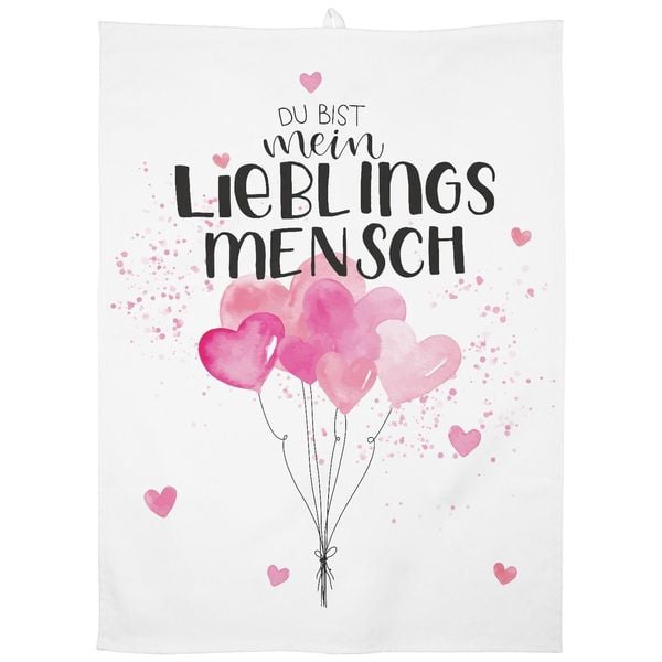 Produktbild: GRUSS & CO 47104 Geschirrtuch Lieblingsmensch