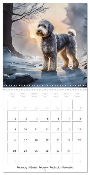 Produktbild: Aussiedoodle - Dogs to love (Wall Calendar 2026 12 &times; 12 Inch) CALVENDO 12 Month Wall Calendar