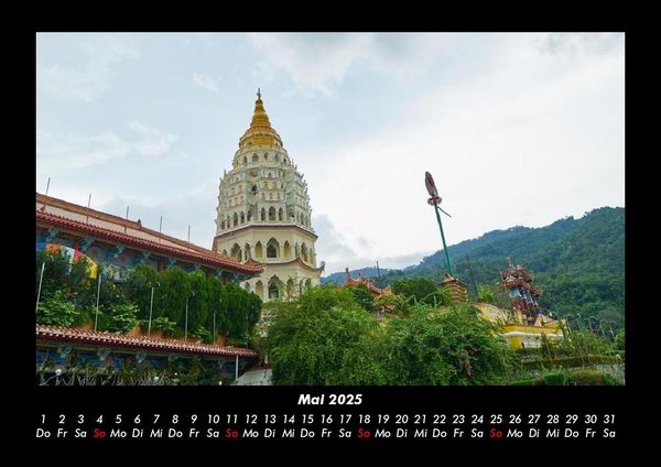 Produktbild: Tempel 2025 Fotokalender DIN A3