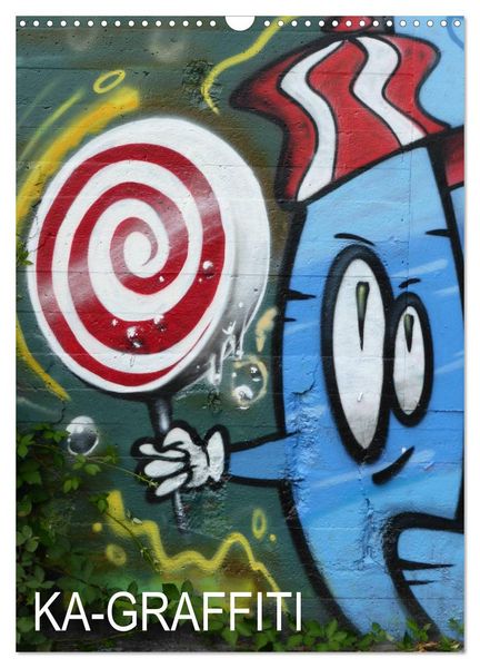 Produktbild: KA- GRAFFITI (Wandkalender 2026 DIN A3 hoch), CALVENDO Monatskalender