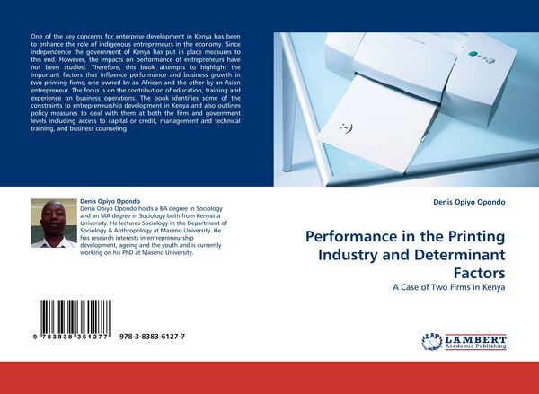 Produktbild: Performance in the Printing Industry and Determinant Factors