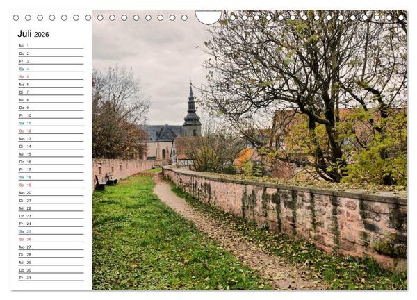 Produktbild: Herrliches Hessen - B&uuml;dingen (Wandkalender 2026 DIN A4 quer), CALVENDO Monatskalender