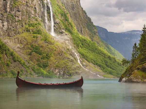 Produktbild: CALVENDO Puzzle Naeroyfjord in Norwegen 1000 Teile Lege-Gr&ouml;&szlig;e 64 x 48 cm Foto-Puzzle Bild von Johann Sch&ouml;rkhuber