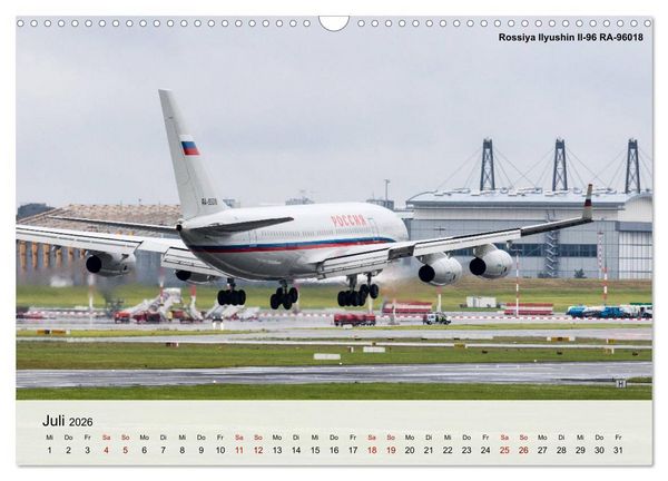 Produktbild: Sch&ouml;nheiten der Luftfahrt 2026 (Wandkalender 2026 DIN A3 quer), CALVENDO Monatskalender