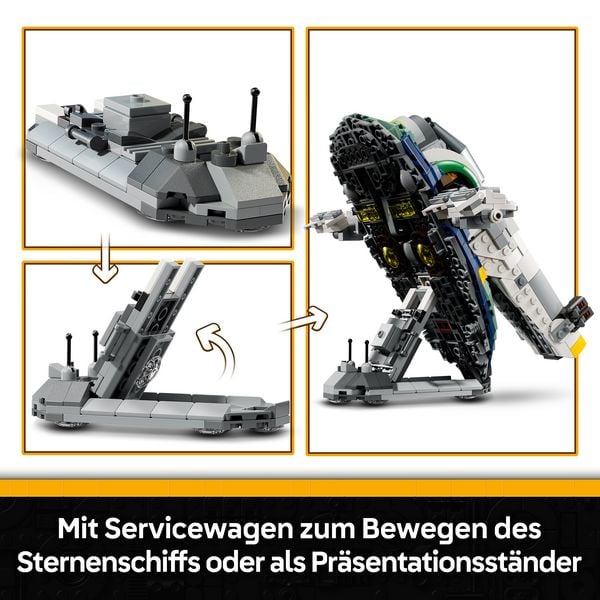 Produktbild: LEGO Star Wars 75433 Angriff der Klonkrieger Jango Fetts Sternenschiff