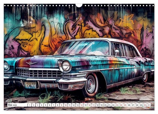 Produktbild: Street Art Graffiti (Wandkalender 2026 DIN A3 quer), CALVENDO Monatskalender