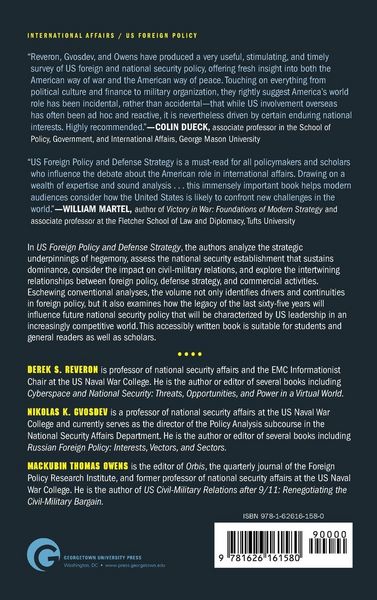 Produktbild: US Foreign Policy and Defense Strategy
