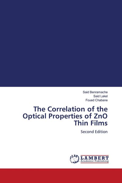 Produktbild: The Correlation of the Optical Properties of ZnO Thin Films