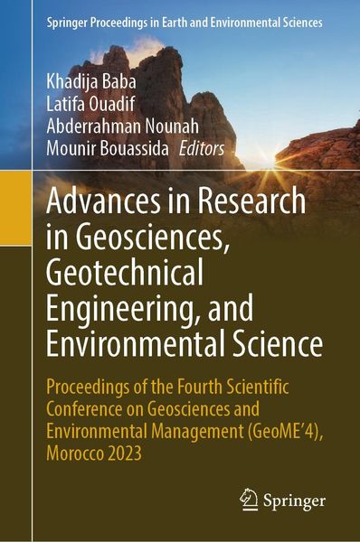 Produktbild: Advances in Research in Geosciences, Geotechnical Engineering, and Environmental Science