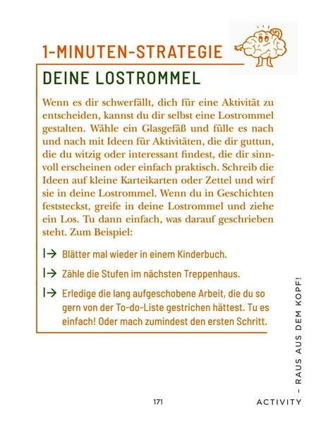 Produktbild: Die 1-Minuten-Strategie gegen Overthinking
