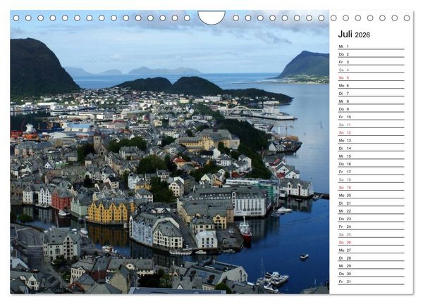 Produktbild: Norwegen und seine Sch&ouml;nheiten 2026 (Wandkalender 2026 DIN A4 quer), CALVENDO Monatskalender