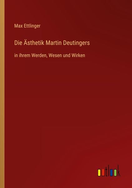 Produktbild: Die &Auml;sthetik Martin Deutingers