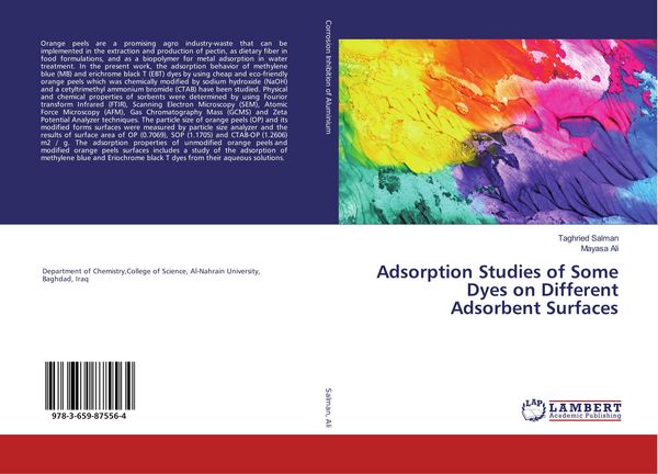 Produktbild: Adsorption Studies of Some Dyes on Different Adsorbent Surfaces