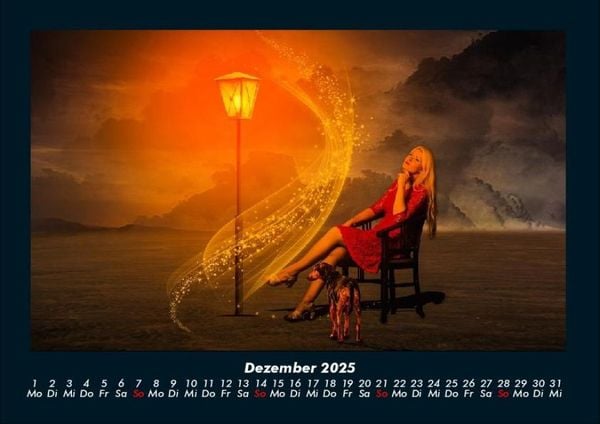 Produktbild: Mit Fantasy durch's Jahr 2025 Fotokalender DIN A4