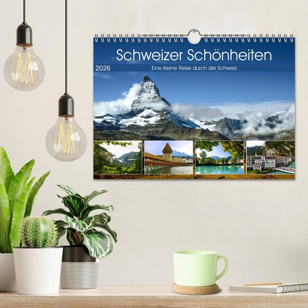 Produktbild: Schweizer Sch&ouml;nheiten (Wandkalender 2026 DIN A4 quer), CALVENDO Monatskalender
