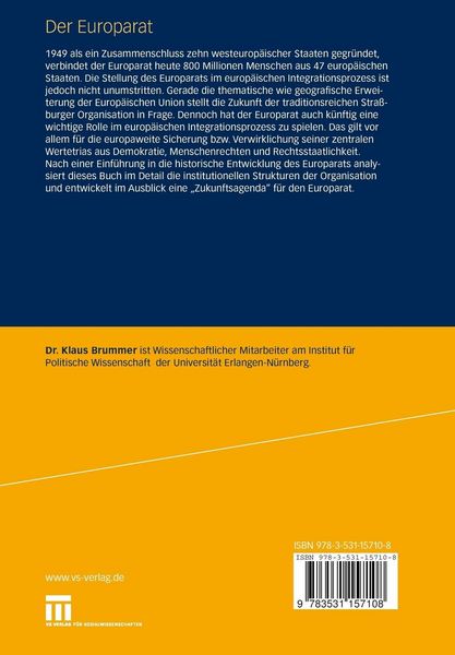 Produktbild: Der Europarat