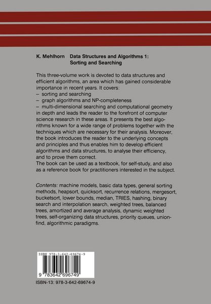 Produktbild: Data Structures and Algorithms 1
