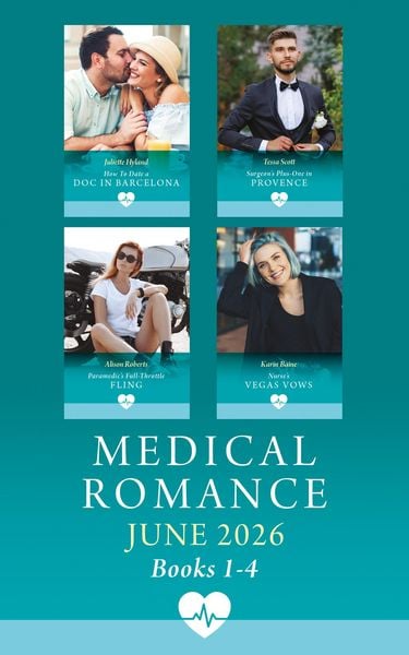 Produktbild: Medical Romance June 2026 Books 1-4
