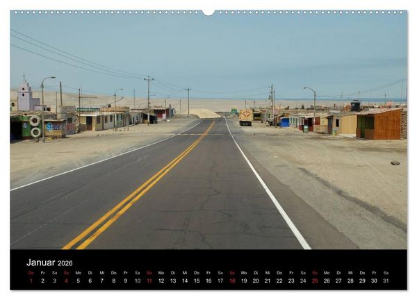 Produktbild: Peru &ndash; unterwegs (Wandkalender 2026 DIN A2 quer), CALVENDO Monatskalender