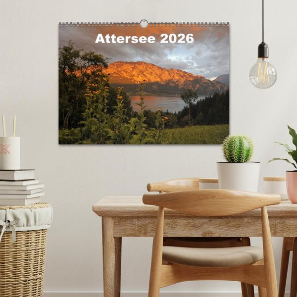 Produktbild: Attersee im Salzkammergut 2026 (Wandkalender 2026 DIN A3 quer), CALVENDO Monatskalender