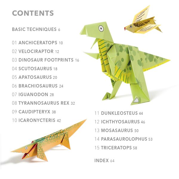 Produktbild: Origami Dinosaurs