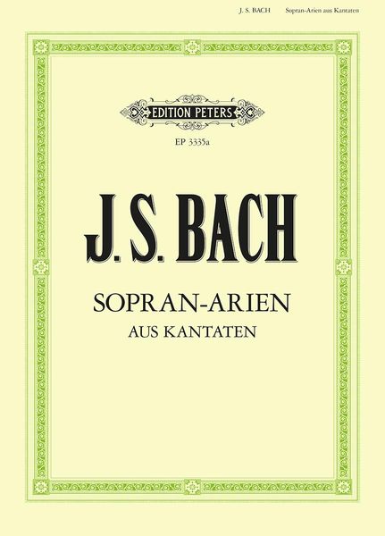 Produktbild: Bach, J: 15 Soprano Arias from Cantatas