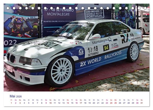 Produktbild: Rally Ikonen (Tischkalender 2026 DIN A5 quer), CALVENDO Monatskalender