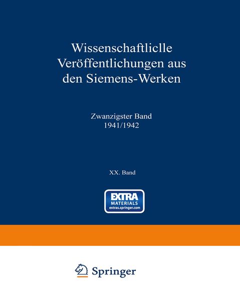 Produktbild: Wissenschaftliche Ver&ouml;ffentlichungen aus den Siemens-Werken