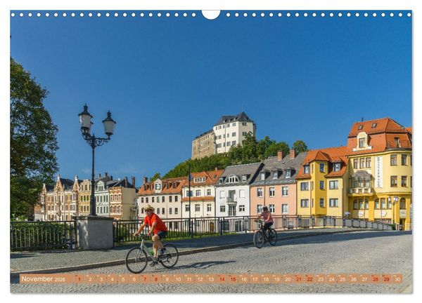 Produktbild: Greiz - Perle an der wei&szlig;en Elster in Th&uuml;ringen (Wandkalender 2026 DIN A3 quer), CALVENDO Monatskalender