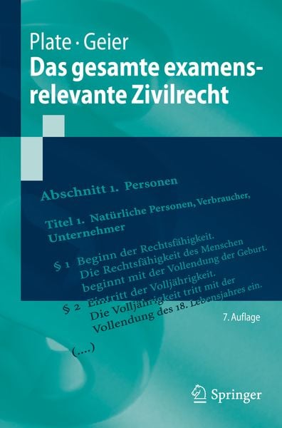 Produktbild: Das gesamte examensrelevante Zivilrecht