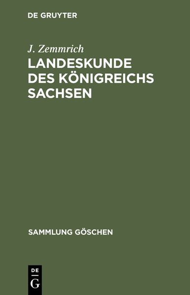 Produktbild: Landeskunde des K&ouml;nigreichs Sachsen