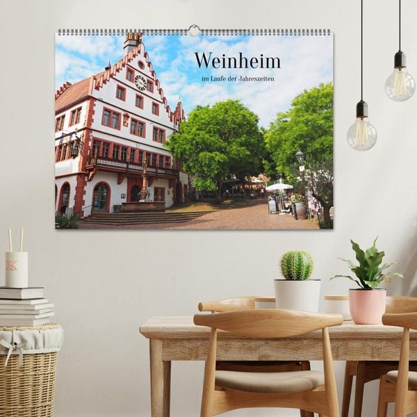 Produktbild: Weinheim im Laufe der Jahreszeiten (Wandkalender 2026 DIN A2 quer), CALVENDO Monatskalender