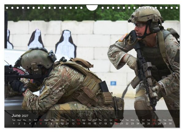 Produktbild: Special Forces Army Operations (Wall Calendar 2027 DIN A4 landscape), CALVENDO 12 Month Wall Calendar