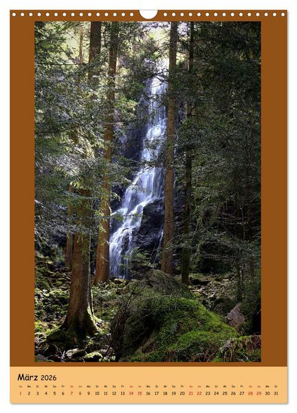 Produktbild: Schwarzwald Wasserf&auml;lle (Wandkalender 2026 DIN A3 hoch), CALVENDO Monatskalender