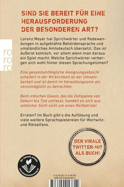 Produktbild: Sprechen Sie Beamtendeutsch?