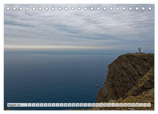Produktbild: Hurtigruten - Faszination Natur (Tischkalender 2026 DIN A5 quer), CALVENDO Monatskalender